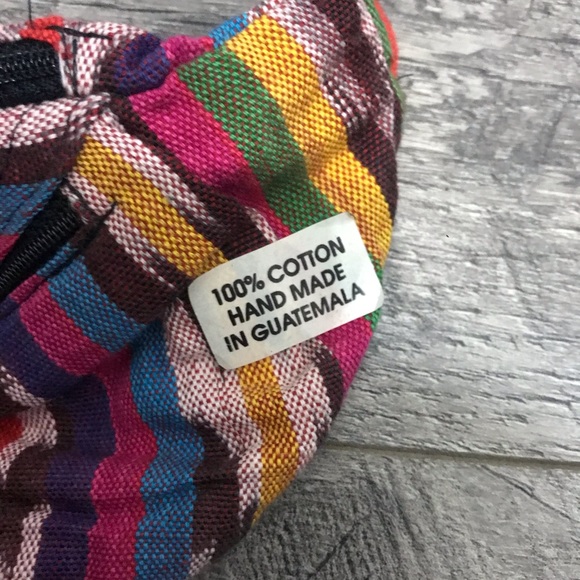 Native Handmade Travel Pocket Womens Fanny Pack Waist Bag Made In Guatemala - Picture 2 of 6